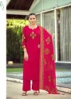 Haseen Woodee Cotton Thread Worked Bulk Kurti With Bottom with Dupatta
